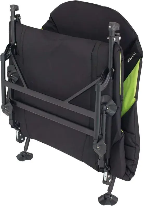 Eurotrail Kampeerbed Queen - Zwart/Lime