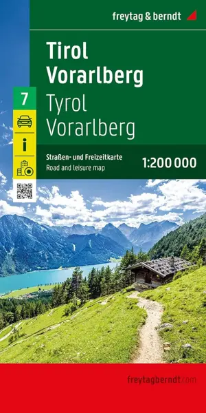Wegenkaart Oostenrijk 7 -Tirol - Vorarlberg