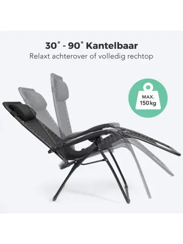 LifeGoods Opvouwbare Tuinstoel