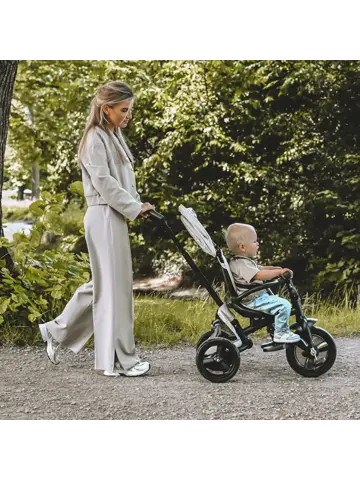 Explorer Luxe Driewieler - Opvouwbaar met mandje