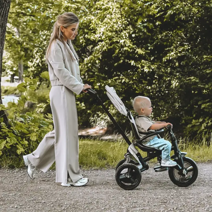 Explorer Luxe Driewieler - Opvouwbaar met mandje