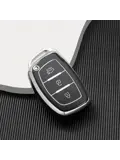 TPU Sleutelhoesje voor Hyundai zwart A3A