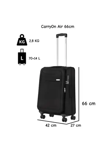 Air Zachte middenmaat koffer 66cm