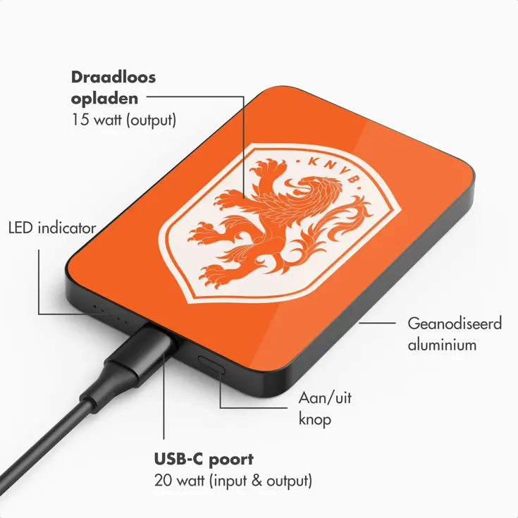 MagSafe Powerbank 5000 mAh - KNVB