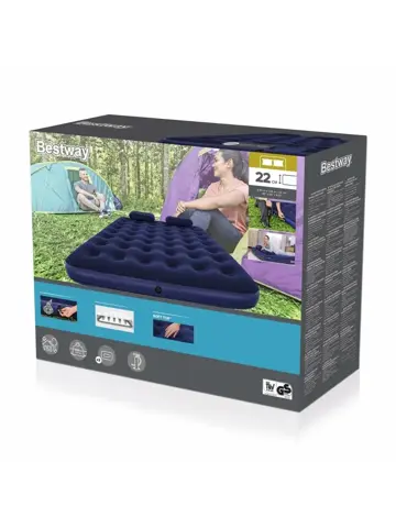 Luchtbed - Bestway - 2P - 152x203 cm + pomp