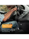 Telefoonhouder Auto Oplader + FM Transmitter