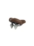 Donkerbruin Unisex Fietszadel met Schokabsorptie
