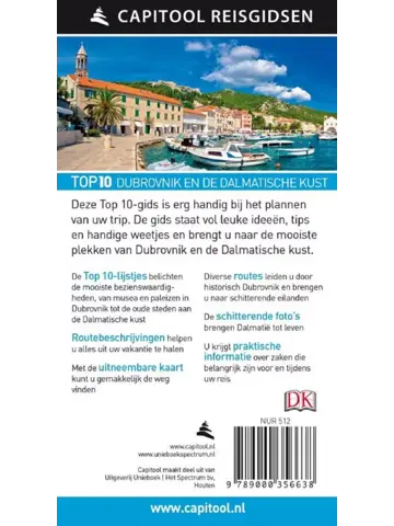 Capitool Reisgidsen Top 10 Dubrovnik en de Dalmatische kust