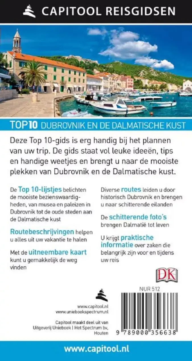 Capitool Top 10 reisgids Dubrovnik en de Dalmatische kust