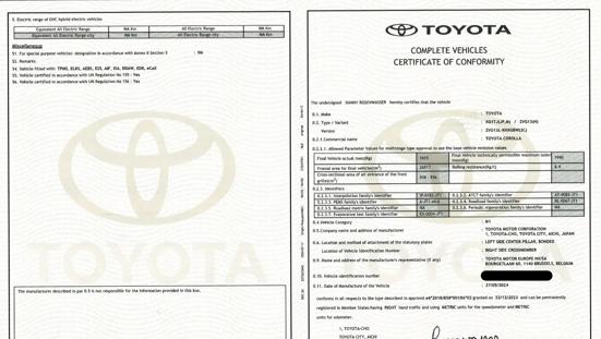 Certificaat van overeenstemming of CVO