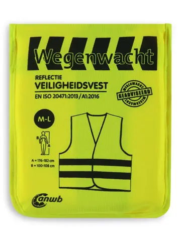 Reflectievest volwassenen M/L – Wegenwacht