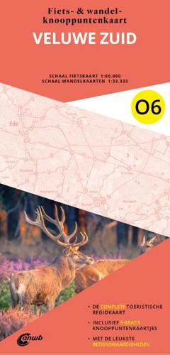 ANWB Fiets en wandelknooppuntenkaart O6 Veluwe zuid