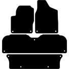 Automatten voor Volkswagen Sharan (1995-2010)