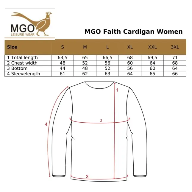 Faith - Dames vest - MGO