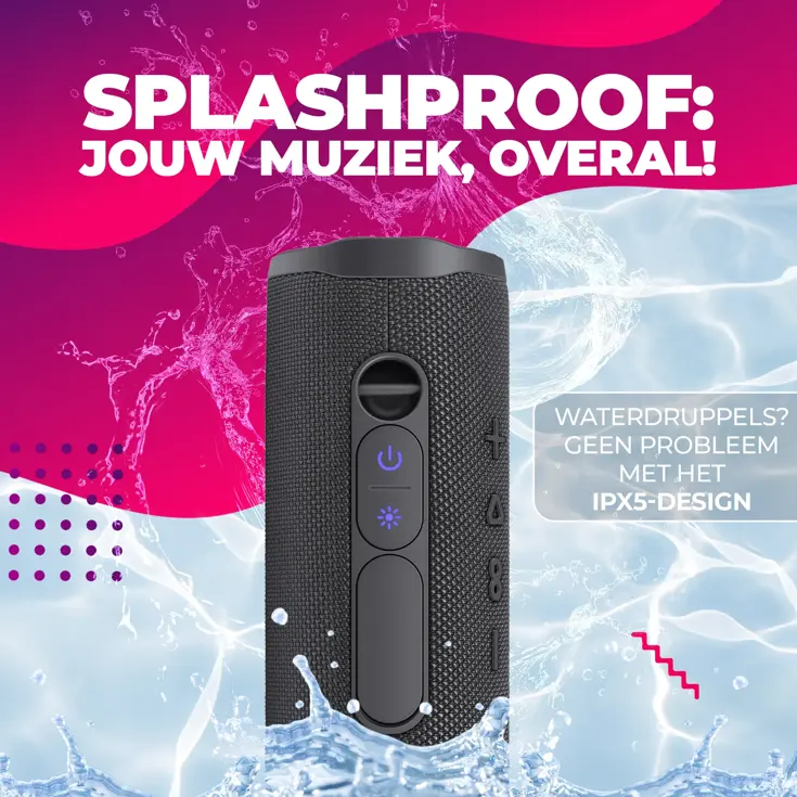 Bluetooth speaker TWS-pairing 200W Max output