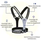 R2B Hardloopvest oplaadbaar