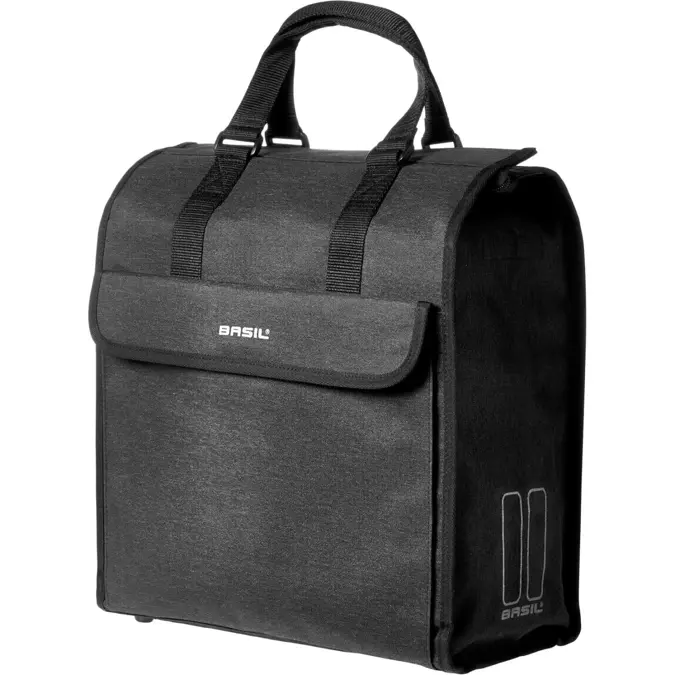Basil shoppertas Mira zwart 18L