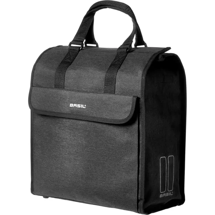 Basil shoppertas Mira zwart 18L