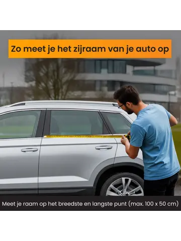 Zonnescherm Auto Zijruit - Set van 2