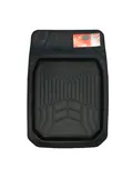 Zwarte rubberen schaalmat 74x50cm voor auto