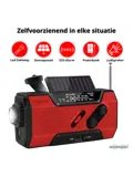 Noodradio® Solar Opwindbaar Met Batterijen