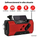 Noodradio® Solar Opwindbaar Met Batterijen