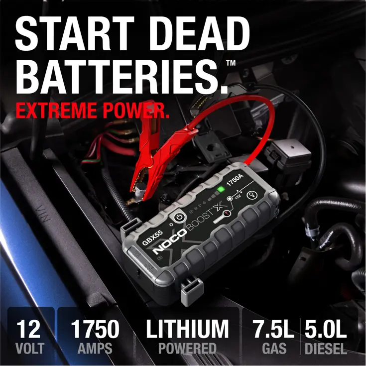 Boost X Lithium Jump Starter 1750A voor voertuigen
