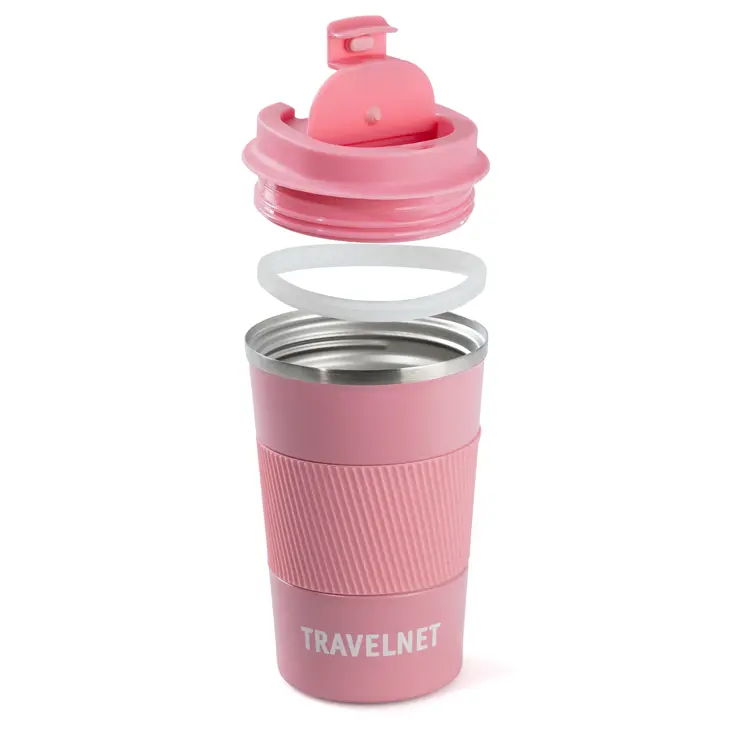 Travelnet thermosbeker voor onderweg - 380 ml