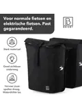 Fietstas Rolltop - Dubbel - Waterdicht