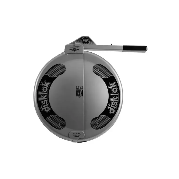 Stuurslot Disklok - 39 tot 44 cm - Zilver