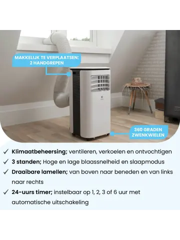 RM AIRPlus Mobiele Airco - 9000BTU