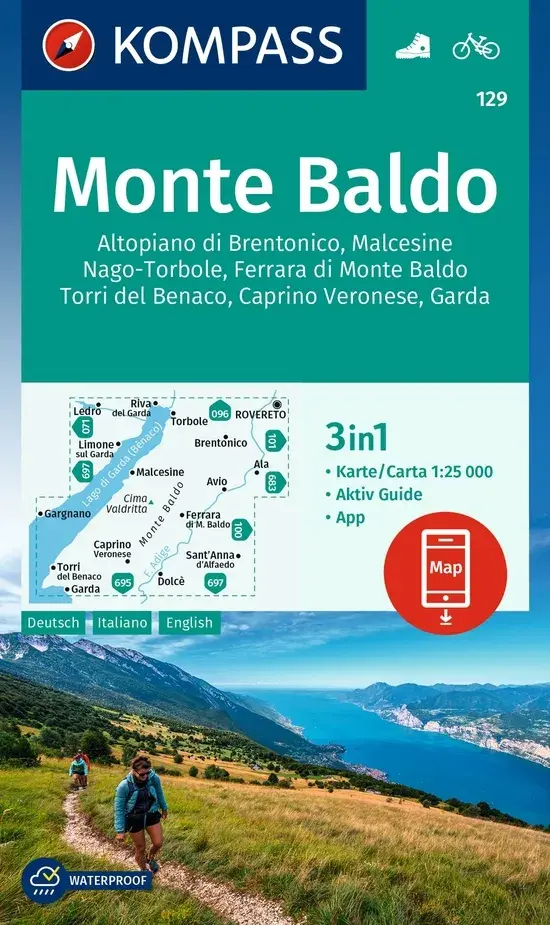 Wandelkaart WK129 Monte Baldo