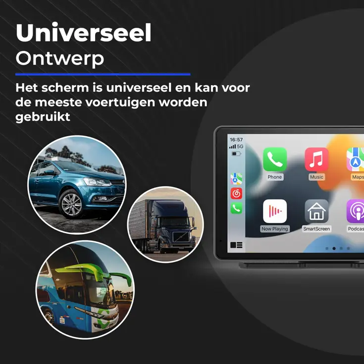 CarPlay/Android Auto scherm 7 inch