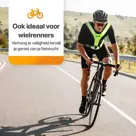 R2B Hardloopvest oplaadbaar - Geel