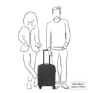Travelite Bali 4 Wiel Trolley S black |34 L