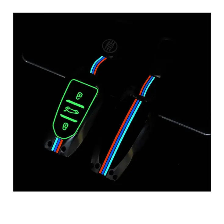 Metalen Sleutelhoesje voor Peugeot grijs B3