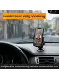 Telefoonhouder Auto Zuignap met Dashboard Pad