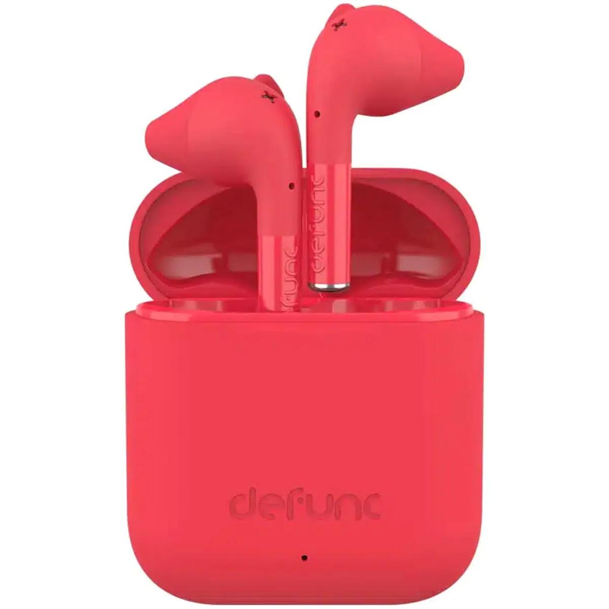 Defunc   Draadloos in-ear bluetooth oortjes  Rood