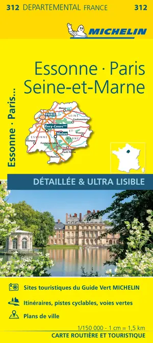Wegenkaart Local 312 Essonne - Paris