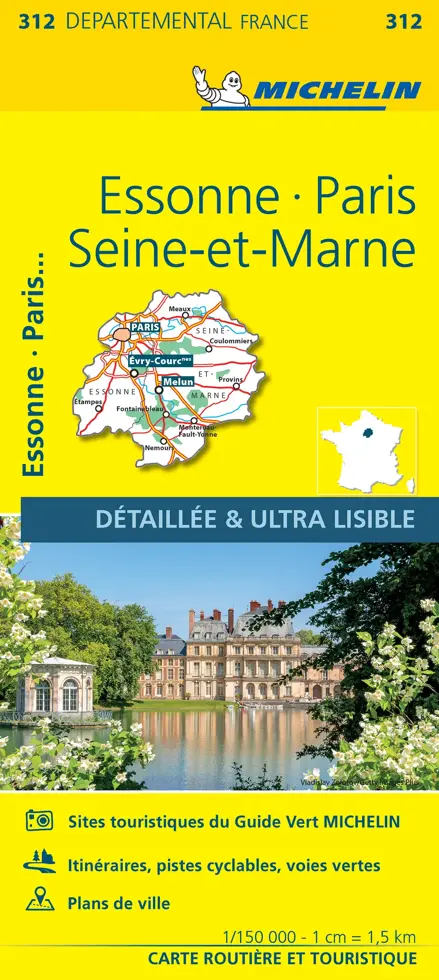 Wegenkaart Local 312 Essonne - Paris