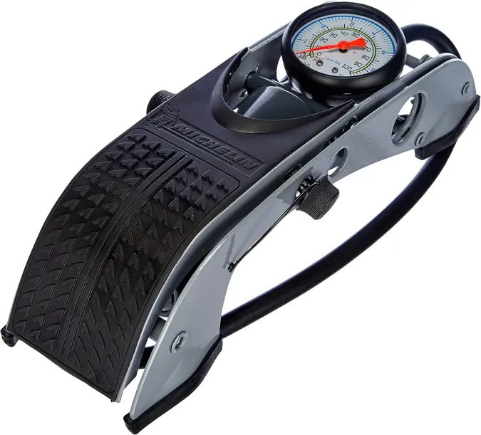 Michelin Voetpomp met Manometer