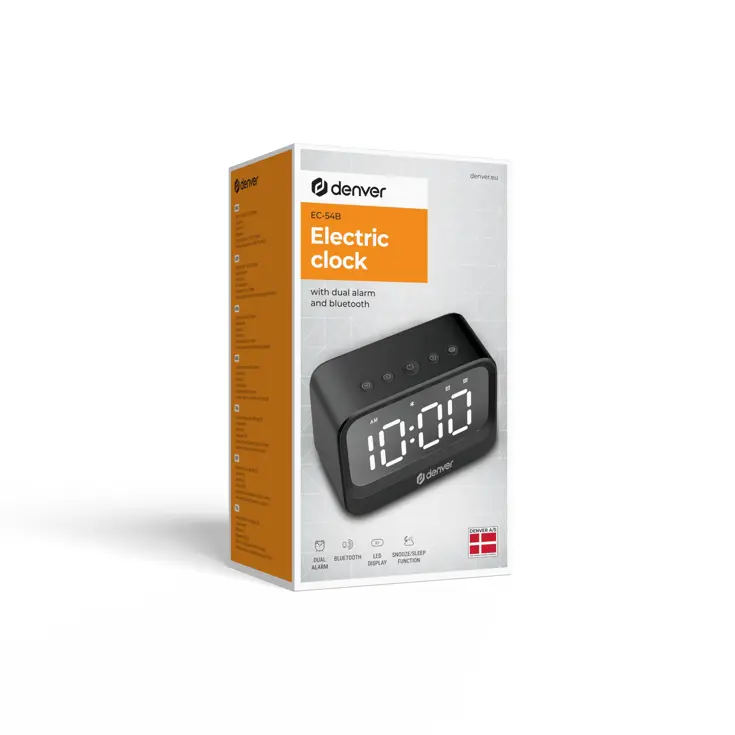 FM Klokradio Bluetooth Dual Alarm