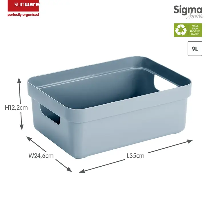 Sigma home - Opbergbox - 9L - 6-delig