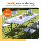 Inklapbare Tafel - Weerbestendig - 180x70x74cm