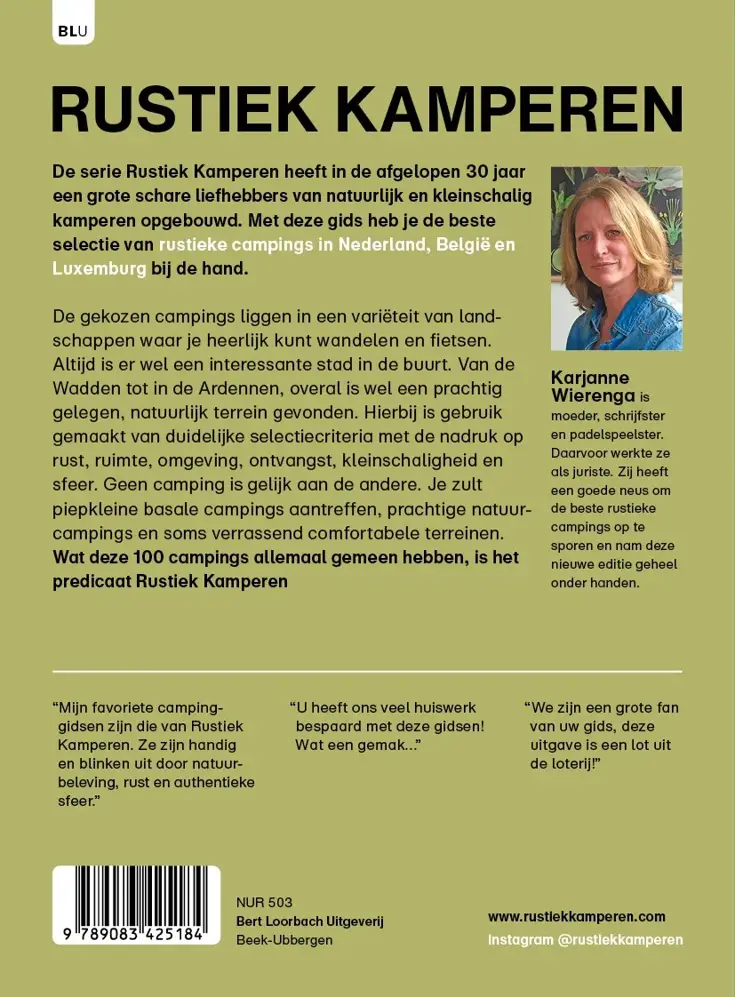 Rustiek Kamperen Nederland, België en Luxemburg 