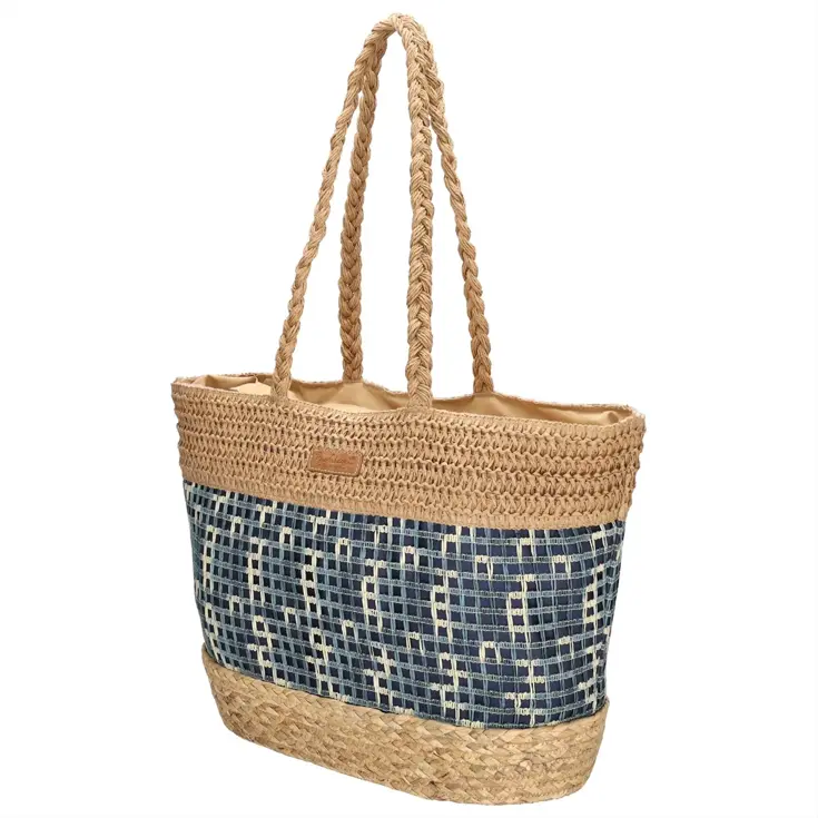 Natural Life - Strandtas riet - Groot