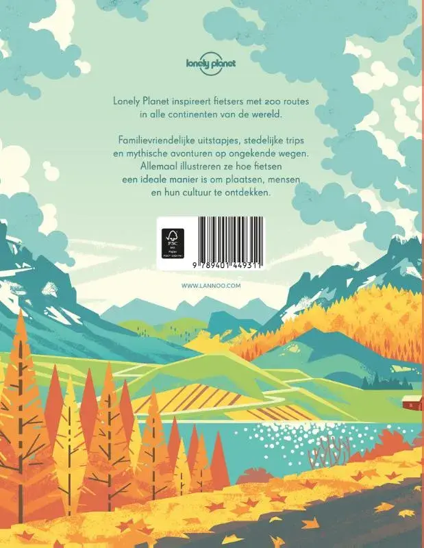 Lonely Planet Mythische fietstochten in de wereld