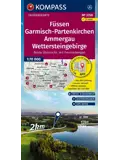 Fietskaart FK 3350 Füssen - Garmisch