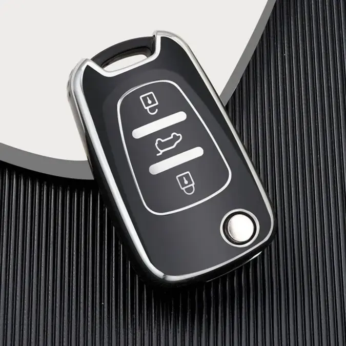 Dutch Shield Sleutelhoesje  Hyundai zwart C3