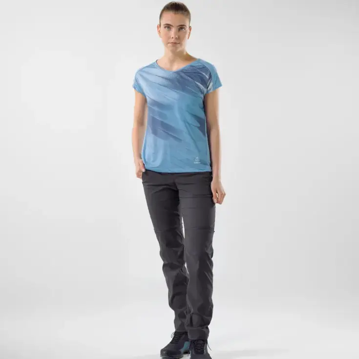 Loeffler afritsbroek dames Trekking - Onyx